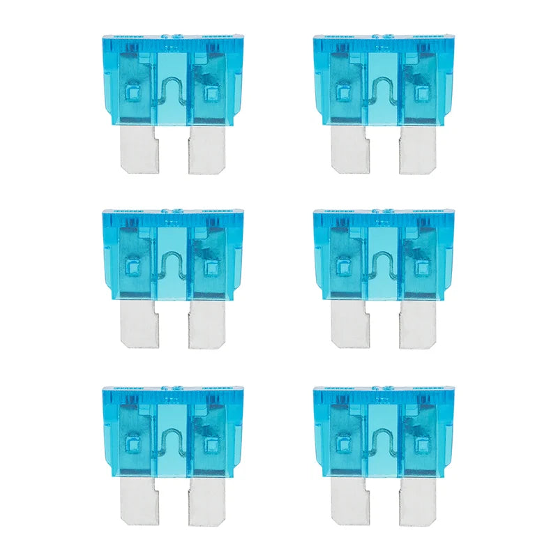 ProPlus Steekzekeringen standaard 15A blauw 6 stuks in blister