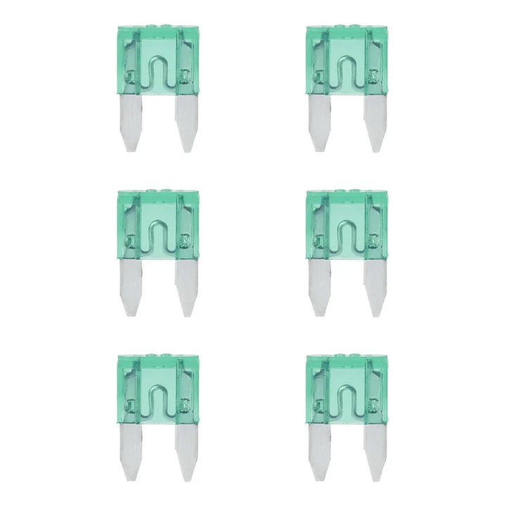 ProPlus Steekzekeringen mini 30A groen 6 stuks in blister