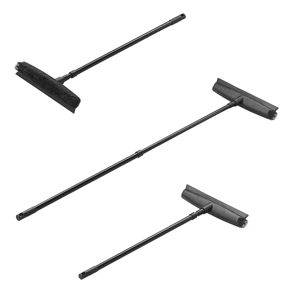 ProPlus Bezem rubber met telescopische steel 68 - 120 cm