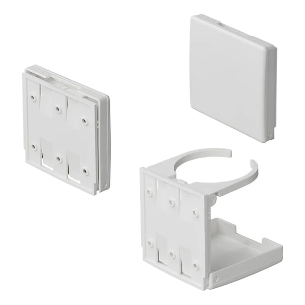 ProPlus Bekerhouder wit verstelbaar en inklapbaar