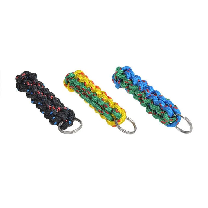 ProPlus Sleutelhanger met ring, kort (neon) en sterk gevlochten, assorti