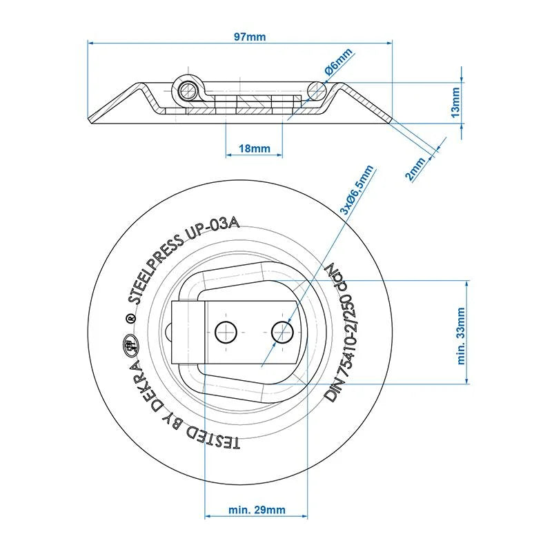 ProPlus Sjoroog rond SPP UP-03A