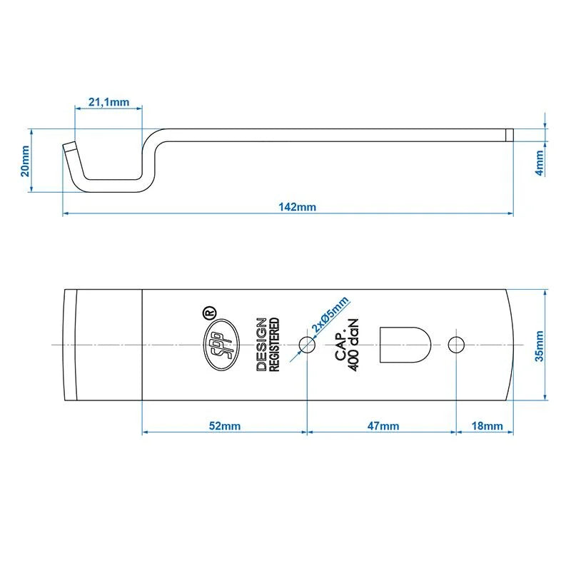 ProPlus Tegenstuk voor spansluiting SPP Z-01A