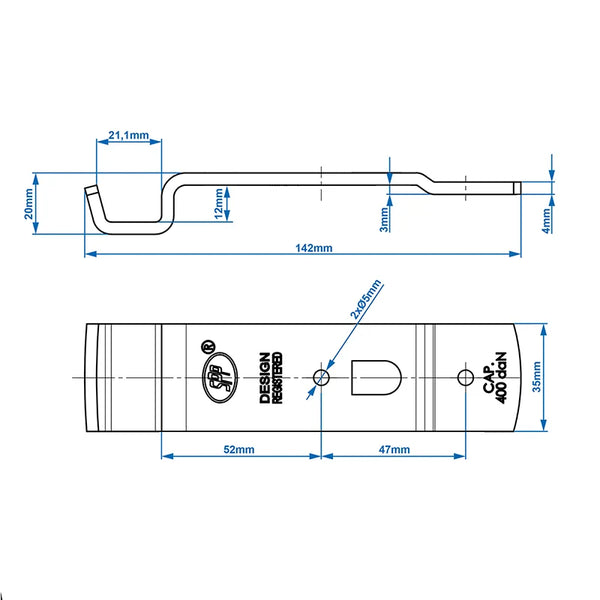 ProPlus Tegenstuk voor spansluiting SPP Z-02A