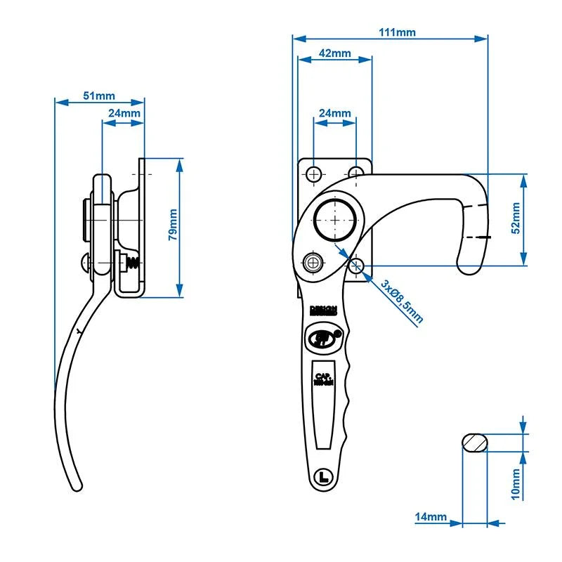 ProPlus Klephaak links SPP ZB-12L