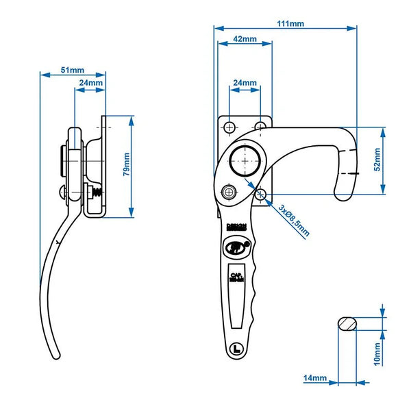 ProPlus Klephaak links SPP ZB-12L