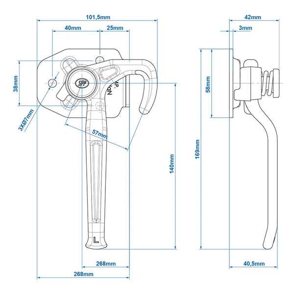 ProPlus Klephaak links SPP ZB-16L