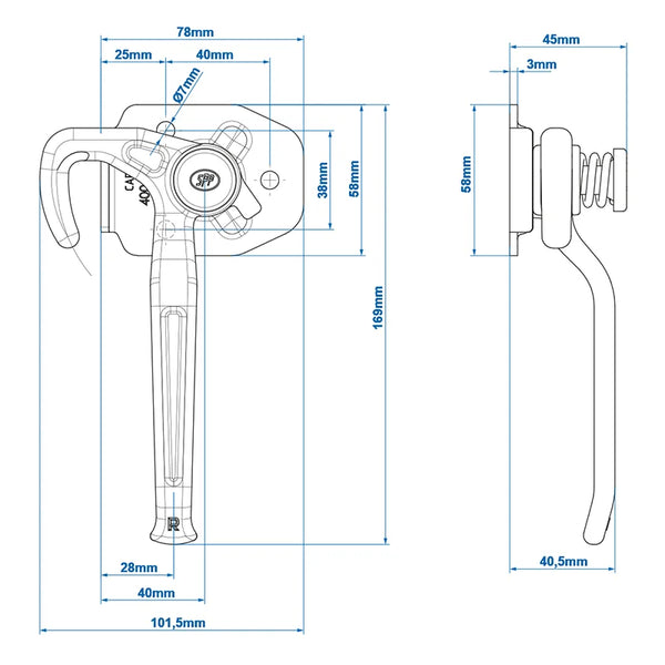 ProPlus Klephaak rechts SPP ZB-16R