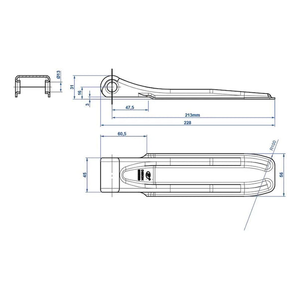 ProPlus Klepscharnier SPP ZW-01.220A