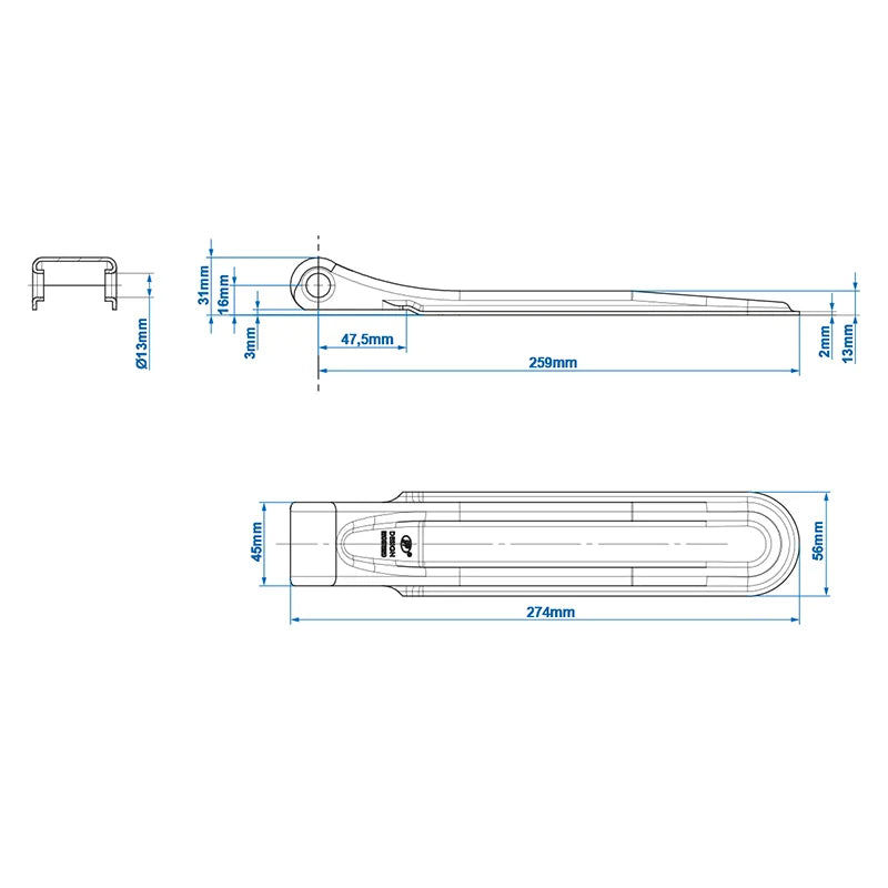 ProPlus Klepscharnier SPP ZW-01.270A