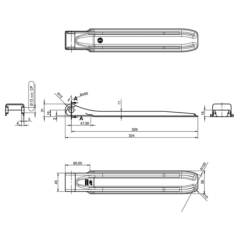 ProPlus Klepscharnier SPP ZW-01.320A