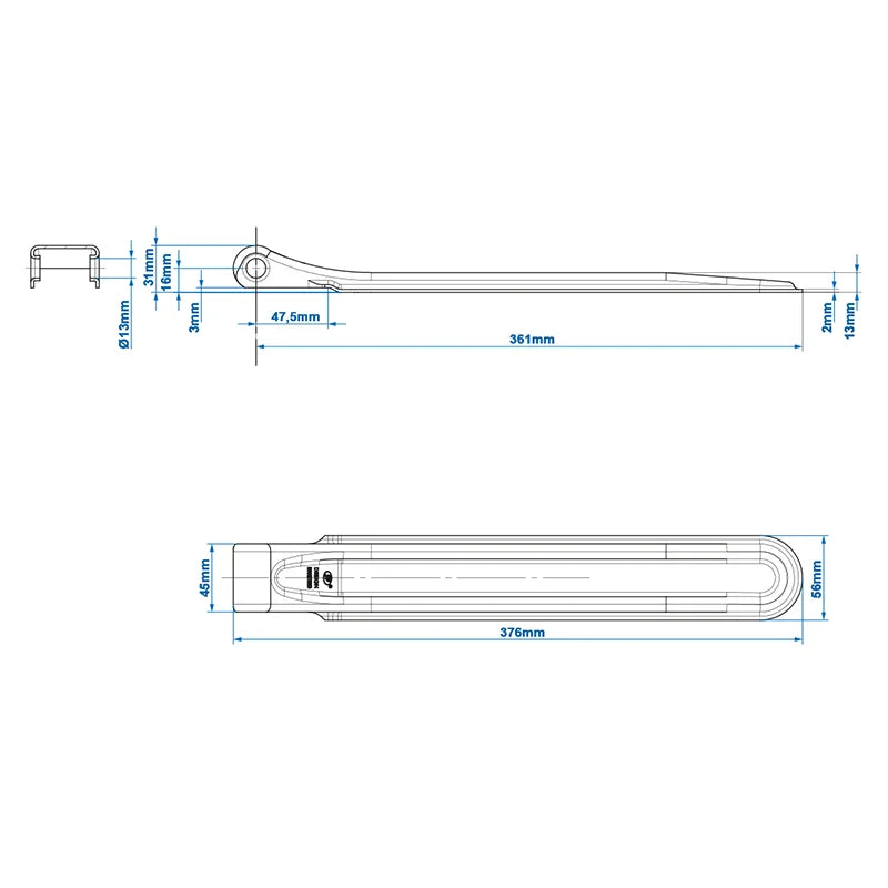 ProPlus Klepscharnier SPP ZW-01.370A