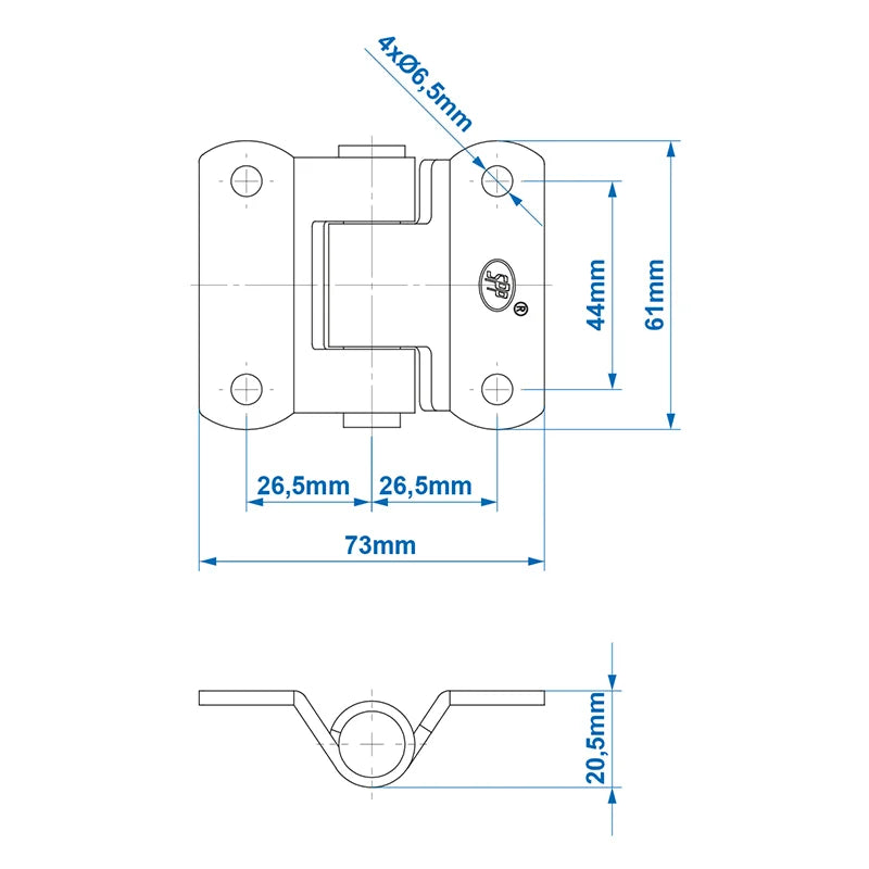 ProPlus Scharnier SPP ZW-02.40