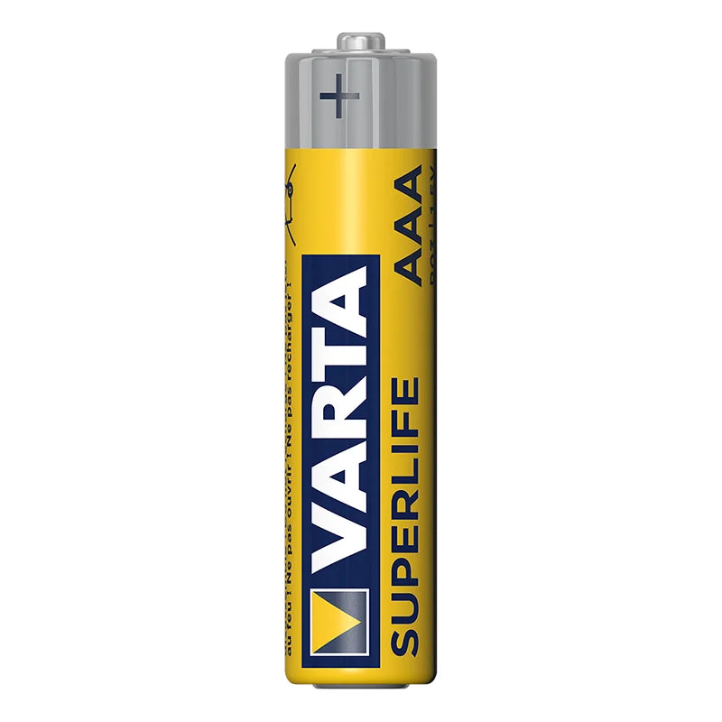 ProPlus Varta Superlife batterijen AAA 2 stuks in folie verpakking