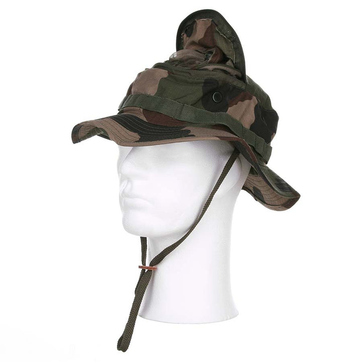 Fostex Bush hoed met muskietnet - Frans camo