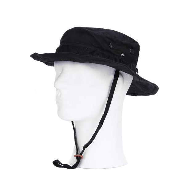 101INC Bush hoed met memory wire - Zwart