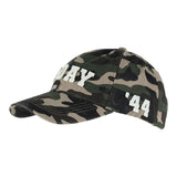 Baseball cap D-Day stonewashed '44 camouflage - Woodland