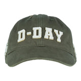 Baseball cap D-Day stonewashed '44 - Groen