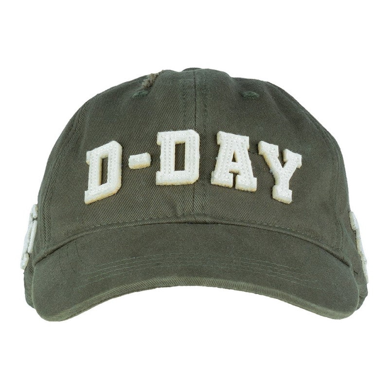 Baseball cap D-Day stonewashed '44 - Groen