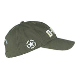 Baseball cap D-Day stonewashed '44 - Groen