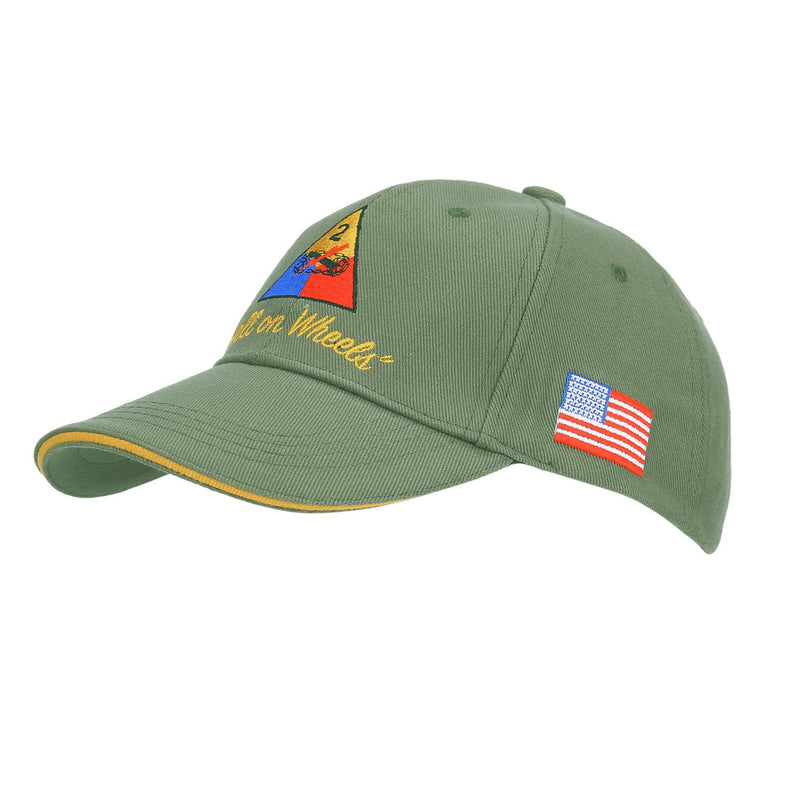 Fostex Baseball Cap 2nd Armorered Division - Groen