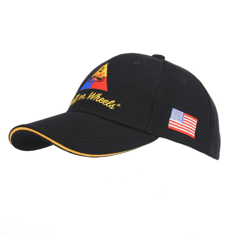 Fostex Baseball Cap 2nd Armorered Division - Zwart