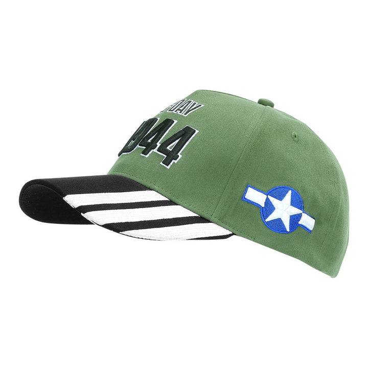 Fostex Baseball cap D-Day 1944 WWII 3D - Groen