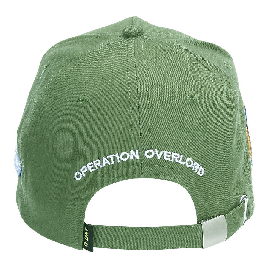 Fostex Baseball cap D-Day 1944 WWII 3D - Groen