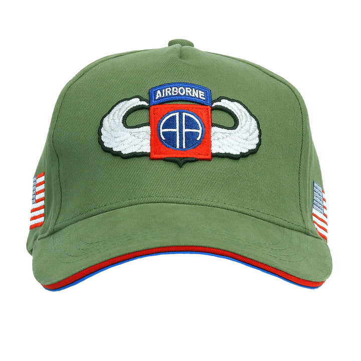 Fostex Baseball cap 82nd Airborne WWII 3D - Groen
