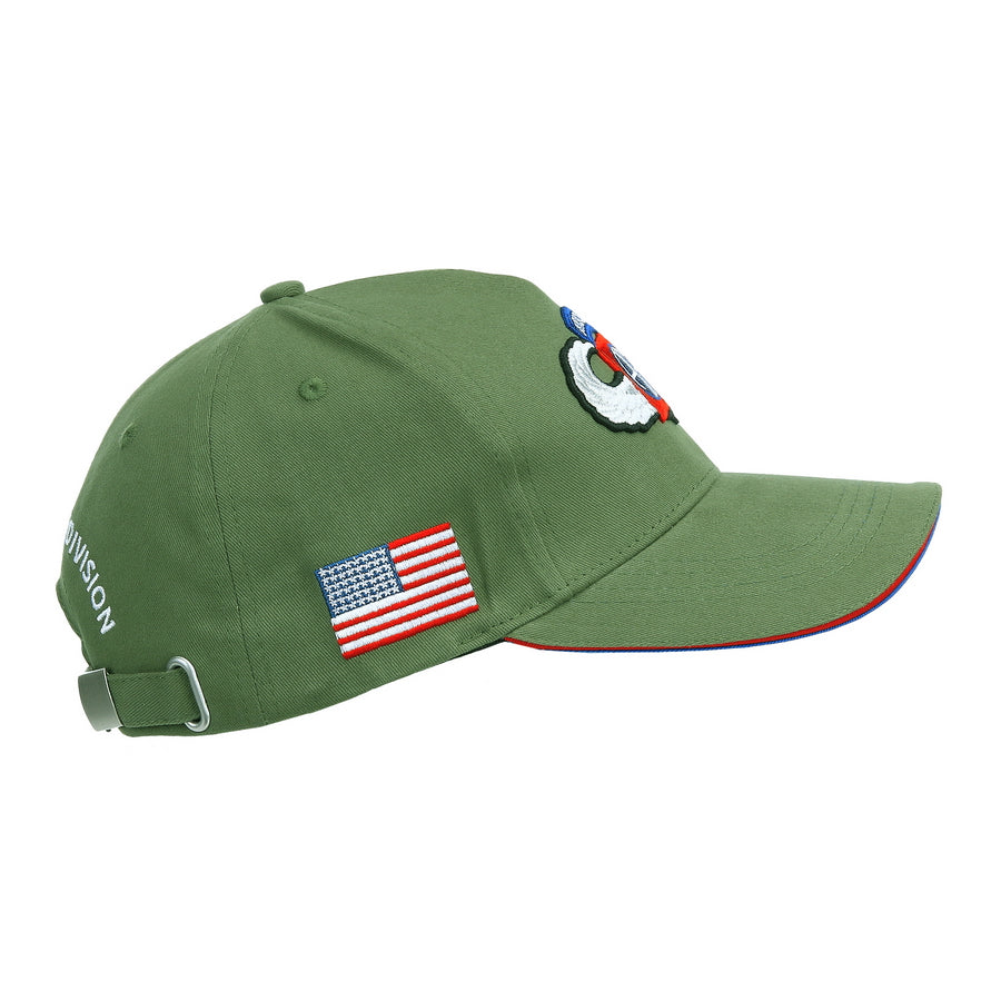 Fostex Baseball cap 82nd Airborne WWII 3D - Groen