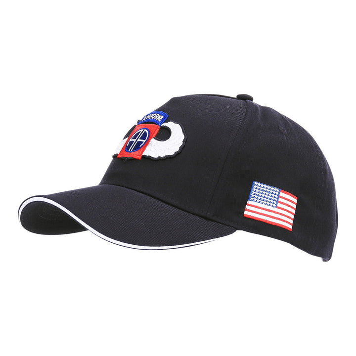 Fostex Baseball cap 82nd Airborne WWII 3D - Zwart