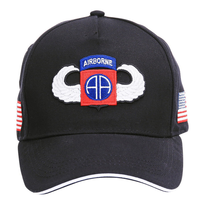Fostex Baseball cap 82nd Airborne WWII 3D - Zwart