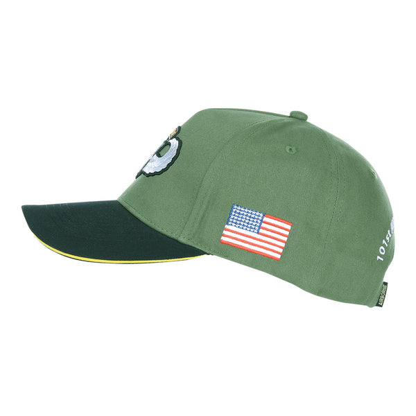 Fostex Baseball cap 101st Airborne WWII 3D - Groen