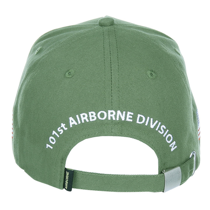 Fostex Baseball cap 101st Airborne WWII 3D - Groen