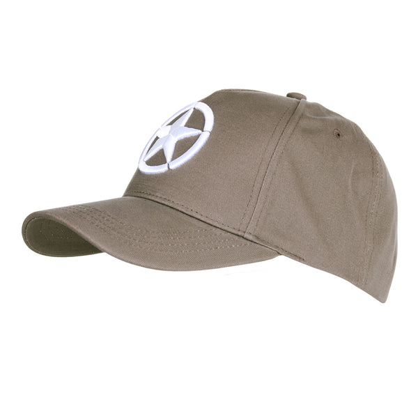 Fostex Baseball Cap Allied Star WWII 3D - Grijs