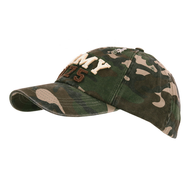Fostex Baseball Cap Stone Washed Army 1775 - Woodland Camo