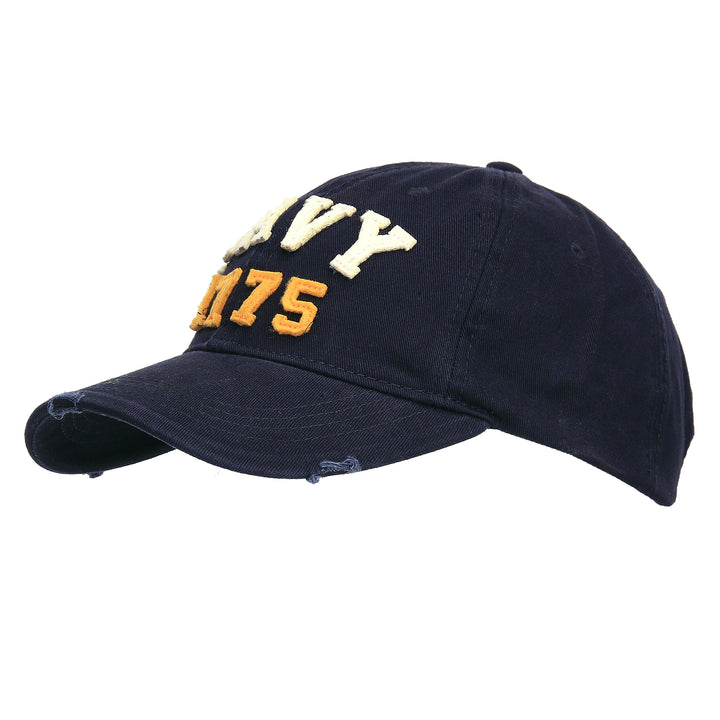 Fostex Baseball Cap Stone Washed Navy 1775 - Blauw