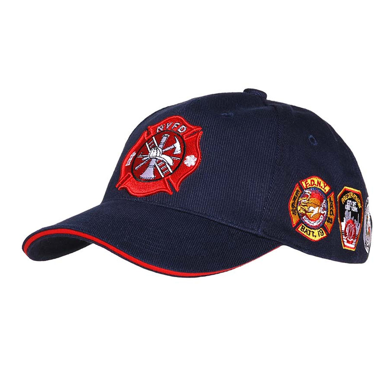 Fostex Baseball Cap NYFD patches - Blauw
