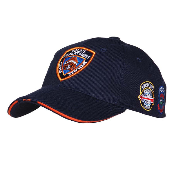 Fostex Baseball Cap NYPD Patches 2 - Donkerblauw