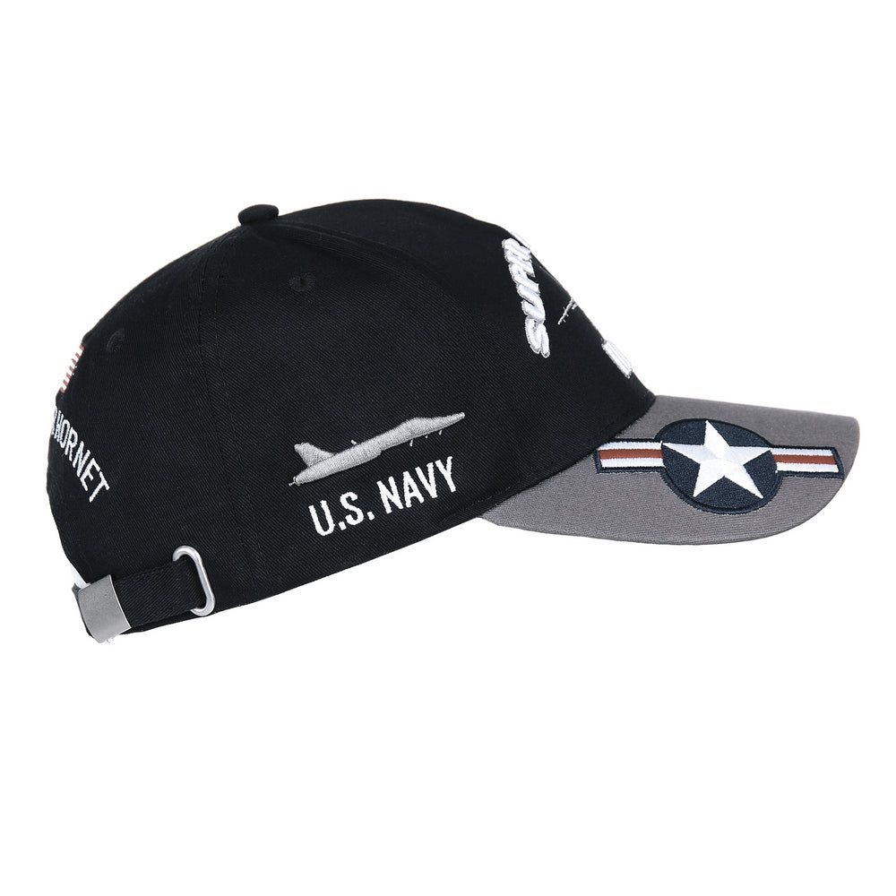Fostex Kinder baseball cap Super Hornet F/A-18 - Zwart