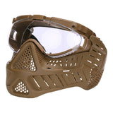 Masker met LED - Khaki