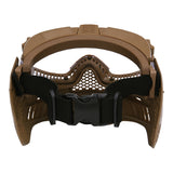 Masker met LED - Khaki