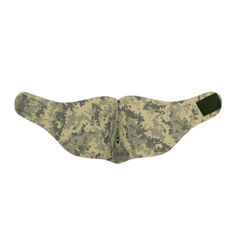 Biker mask half face camo - ACU