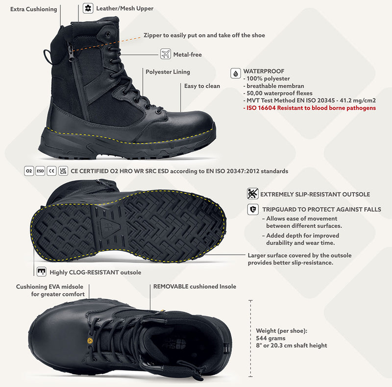 SFC Defense High Tactical Boots - Zwart