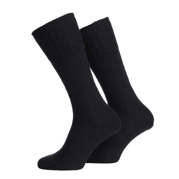 Leger sokken 70% wol - Zwart