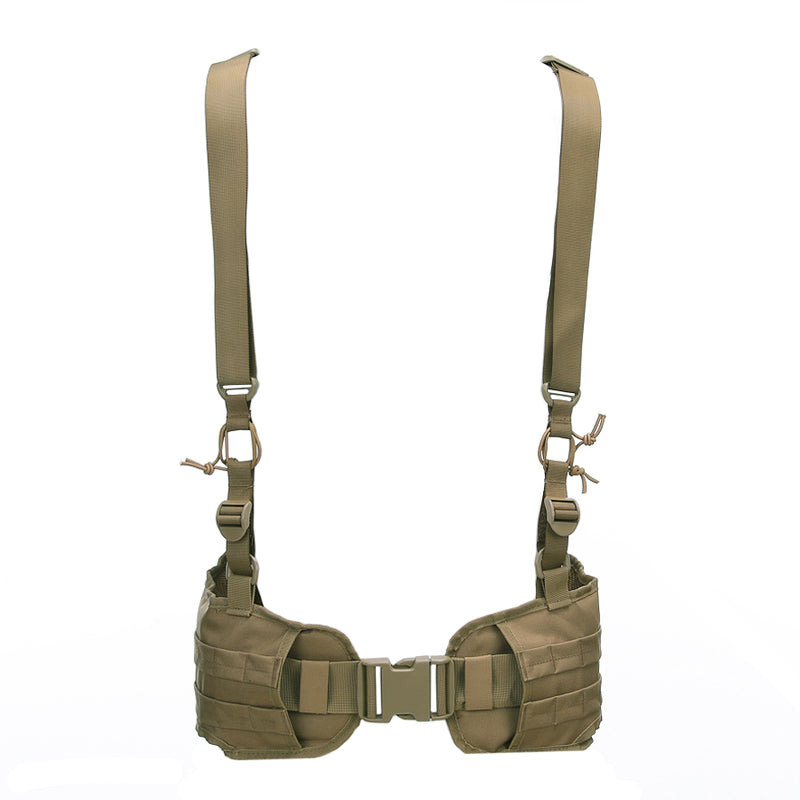 Combat belt + suspender Cordura - Coyote