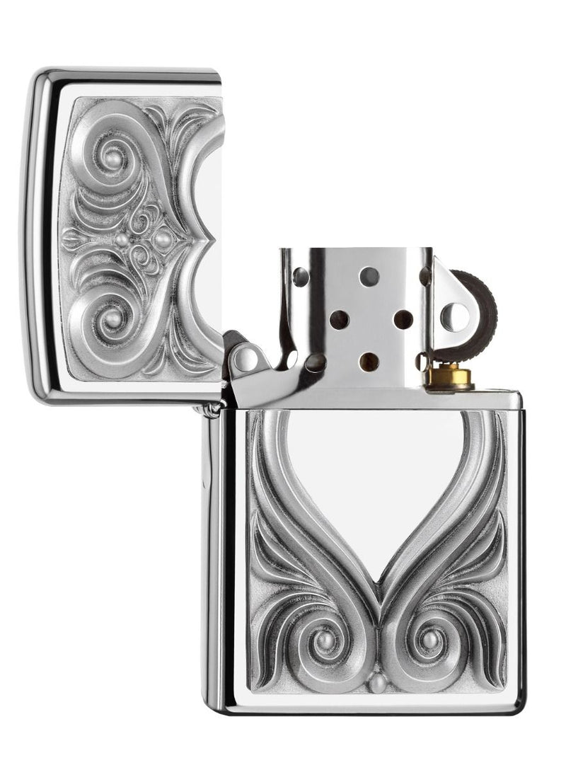 Zippo Designs Heart Antique Embl.