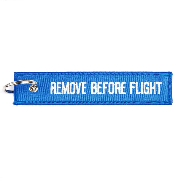 Fostex Sleutelhanger Remove before flight Blauw #48 - Diversen