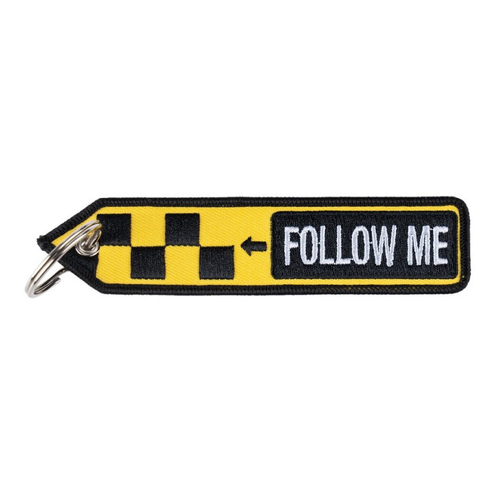 Sleutelhanger Follow Me geblokt 