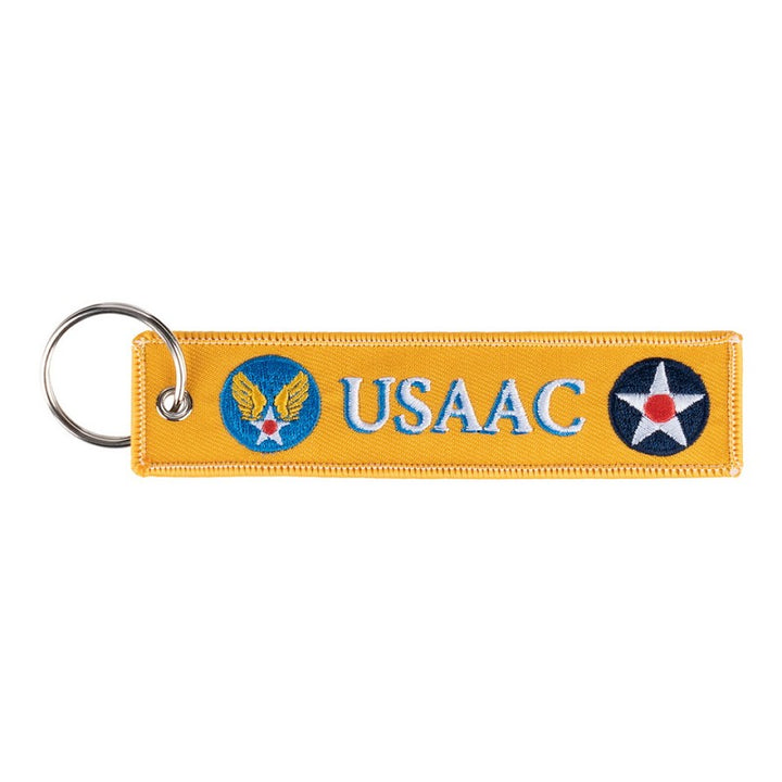 Fostex Sleutelhanger USAAC geel 